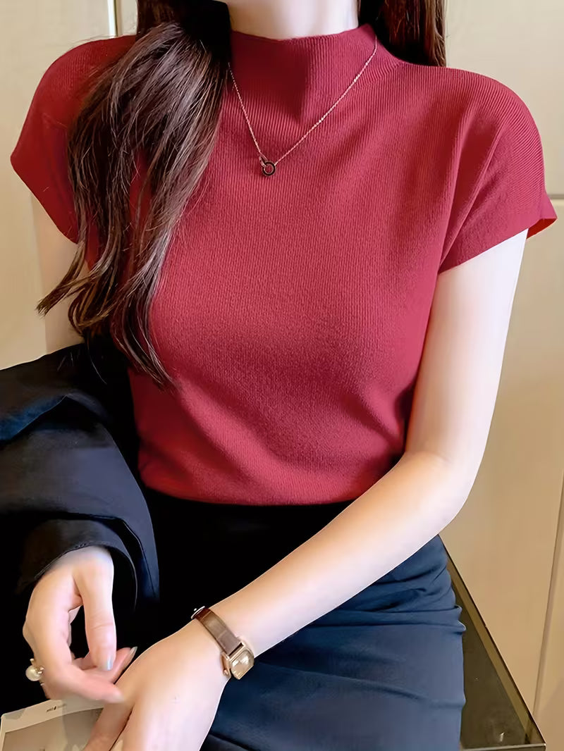 VELYRA | Minimalist Solid Chic Top