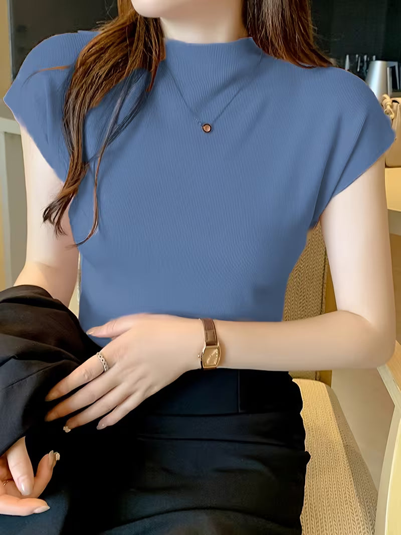 VELYRA | Minimalist Solid Chic Top