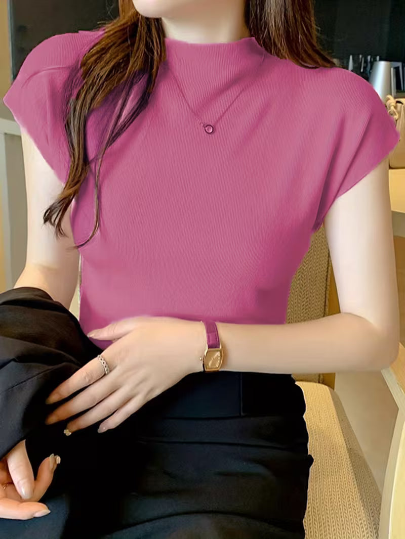 VELYRA | Minimalist Solid Chic Top