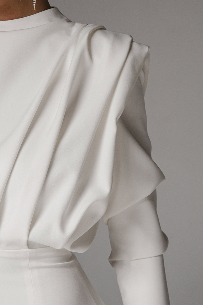 Adele Pleated Maxi Dress