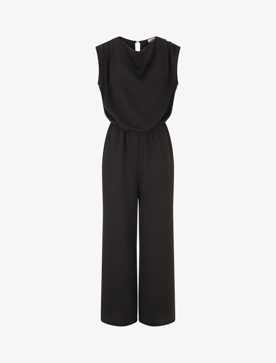 Combinaison fluide col bénitier - Noir