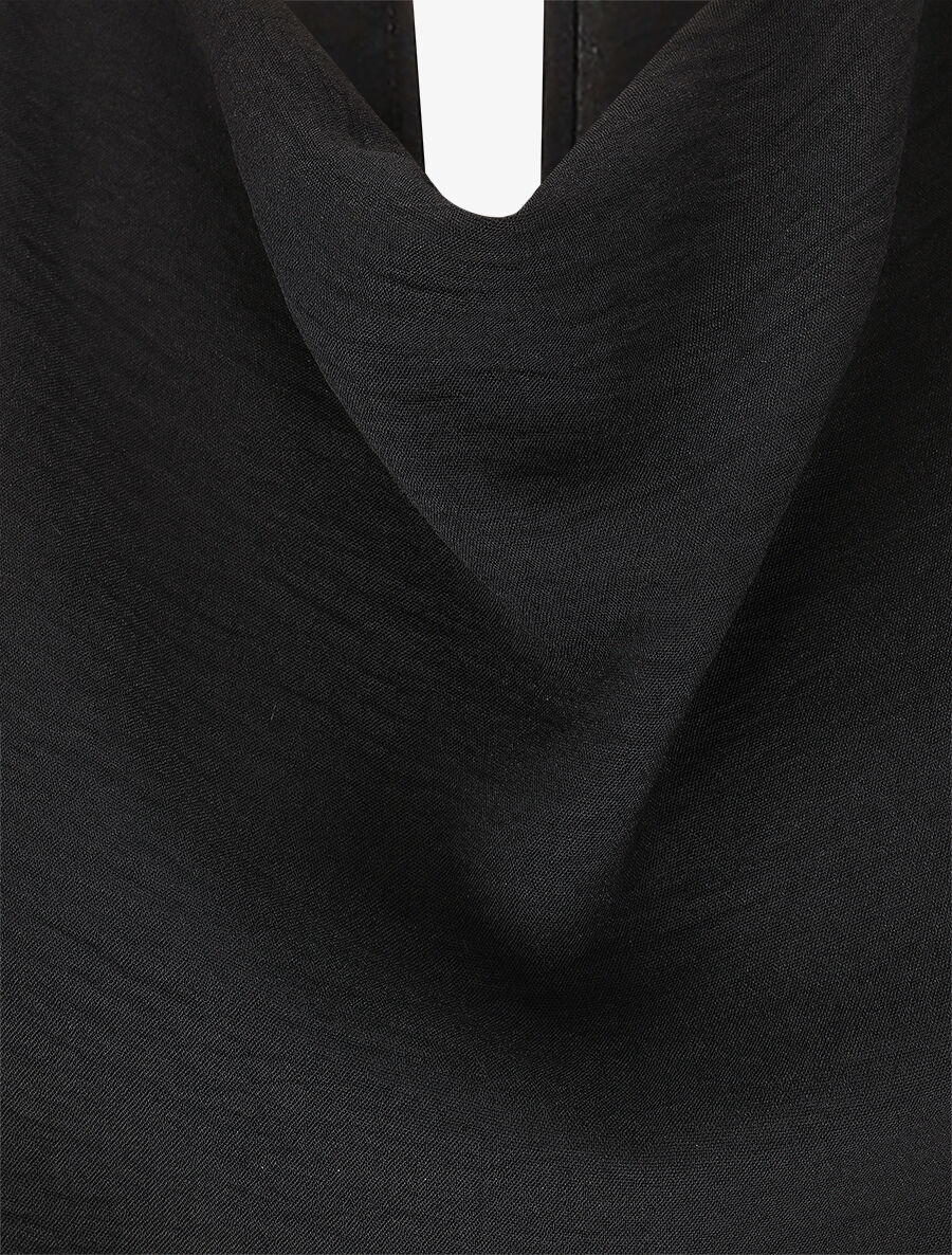 Combinaison fluide col bénitier - Noir