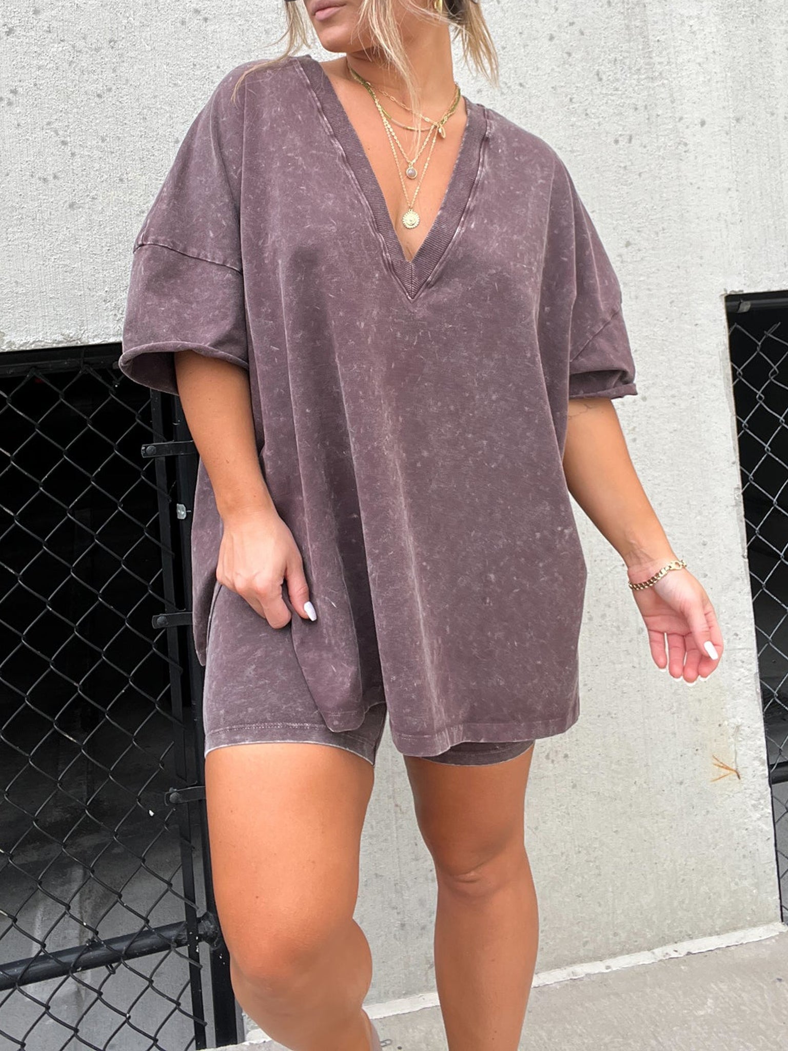 Women's Summer Washed Set